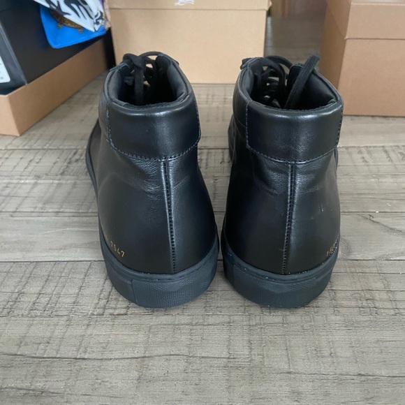 Common Projects Men's Original Achilles Mid-Top Sneakers - Picture 9 of 9